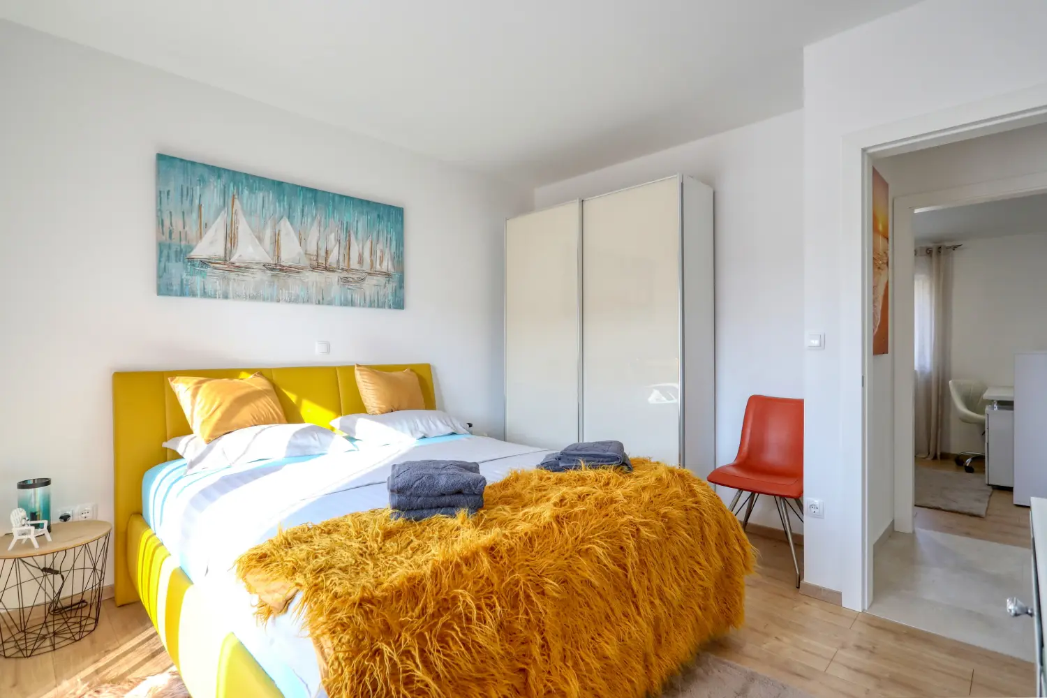 Schlafbereich von Zorona Villa