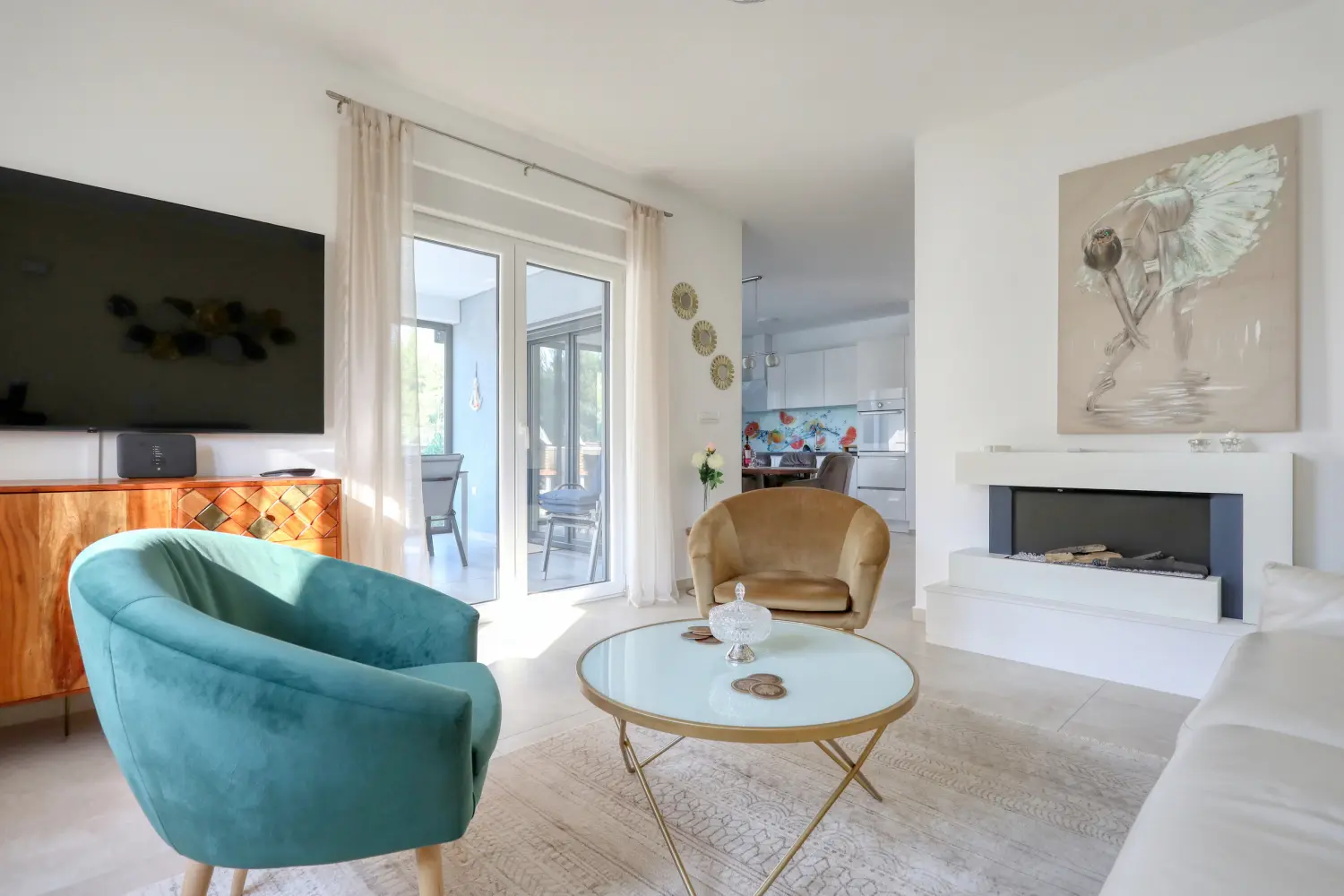 Wohnzimmer von Zorona Villa